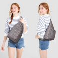 thumbnail image 3 of Modern Art Sling Backpack - Museum-Worthy Print Crossbody Bag, Fashion Forward Design, 3 of 4