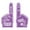 Purple-4252, variant on Foam Finger, Sports Fan Hand Accessory, Cheering Hand, Pointing Finger, Game Day Spirit, Team Support, Sporting Event, Comfortable EVA Foam, Enhanced Grip