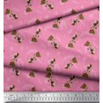 thumbnail image 3 of Soimoi Modal Satin Fabric Star,Knife & Circus Dog Cartoon Printed Craft Fabric by The Yard 42 Inch Wide, 3 of 3