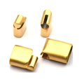 thumbnail image 2 of simhoa Micro Jewelry Clasp Buckle Flat Leather Cord DIY Key Golden S, 2 of 7
