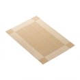 thumbnail image 2 of Oleegame 1PC Placemat 4pcs Frame Western Placemat Pvc Heat Insulation Mat Rectangular Simple Table Mat Household Leave In Plate Mat Gold, 2 of 5