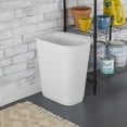 thumbnail image 5 of Sterilite 34 Liter Rectangular Wastebasket, White, 5 of 5