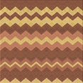 thumbnail image 1 of Ahgly Tapis de Zone Carré Orange Transitionnel Lavable en Machine, 4 Pieds Carré, 1 of 7
