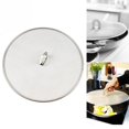 thumbnail image 3 of thinsony Grease Splatter Screen Pan Cover Stainless Steel Frying Pan Fine Mesh Stops Stove Oil Guard Pot Lid, 3 of 5
