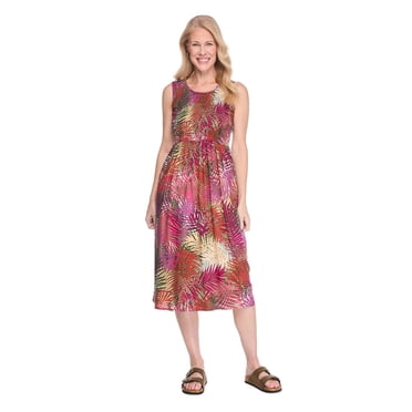 Iyla Women's Smocked Sleeveless Maxi Dress