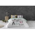 thumbnail image 2 of Gouchee Home Lika Queen 3-Piece Duvet Cover Set – Reversible Animal Print Cotton Bedding, 2 of 2