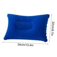 thumbnail image 1 of Inflatable Pillow Blow Up Pillow Inflatable Pillow For Camping Camping Pillow With Flocked Surfaces Inflatable Cushion For Travel Hiking Beach Outdoors Fishing, 1 of 6