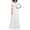 White, variant on Meichang Long 3/4 Sleeve Mother of Bride Dresses For Wedding V Neck Floral Lace Chiffon Formal Dresses Solid Color Elegant Evening Gowns Maxi Dresses Wedding Guest Dresses for Women