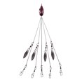 thumbnail image 1 of Agiferg 5 Arms Alabama Umbrella Head Fishing Rig Bait Fishing Lures With Snap Swivels, 1 of 2