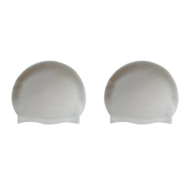 EGNMCR Pool Accessories, Sports & Outdoors 2PC Adult Universal Pure Ear Protection Swimming Caps Swimming cap