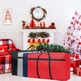 thumbnail image 2 of Christmas Tree Storage Bag | Fits Up To 7.5 Ft. Tall Disassembled Tree I Holiday Tree Storage Case | Protective Zippered Artificial Xmas Tree Bag Christmas Tree Storage Container, 2 of 4