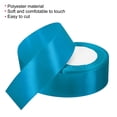 thumbnail image 3 of Unique Bargains 1.5 Inch Wide 24 Yards Satin Ribbon, 2 Pack Double Face Solid Crafts Roll for Party Home DIY Wrapping Decoration, Bright Blue, 3 of 6