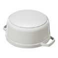 thumbnail image 4 of STAUB La Cocotte 3.7 L Cast Iron Round Cocotte, White Truffle, 4 of 11