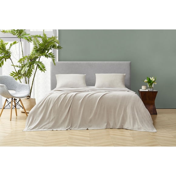 Beco Home Terry Sheet Set Silver Cloud