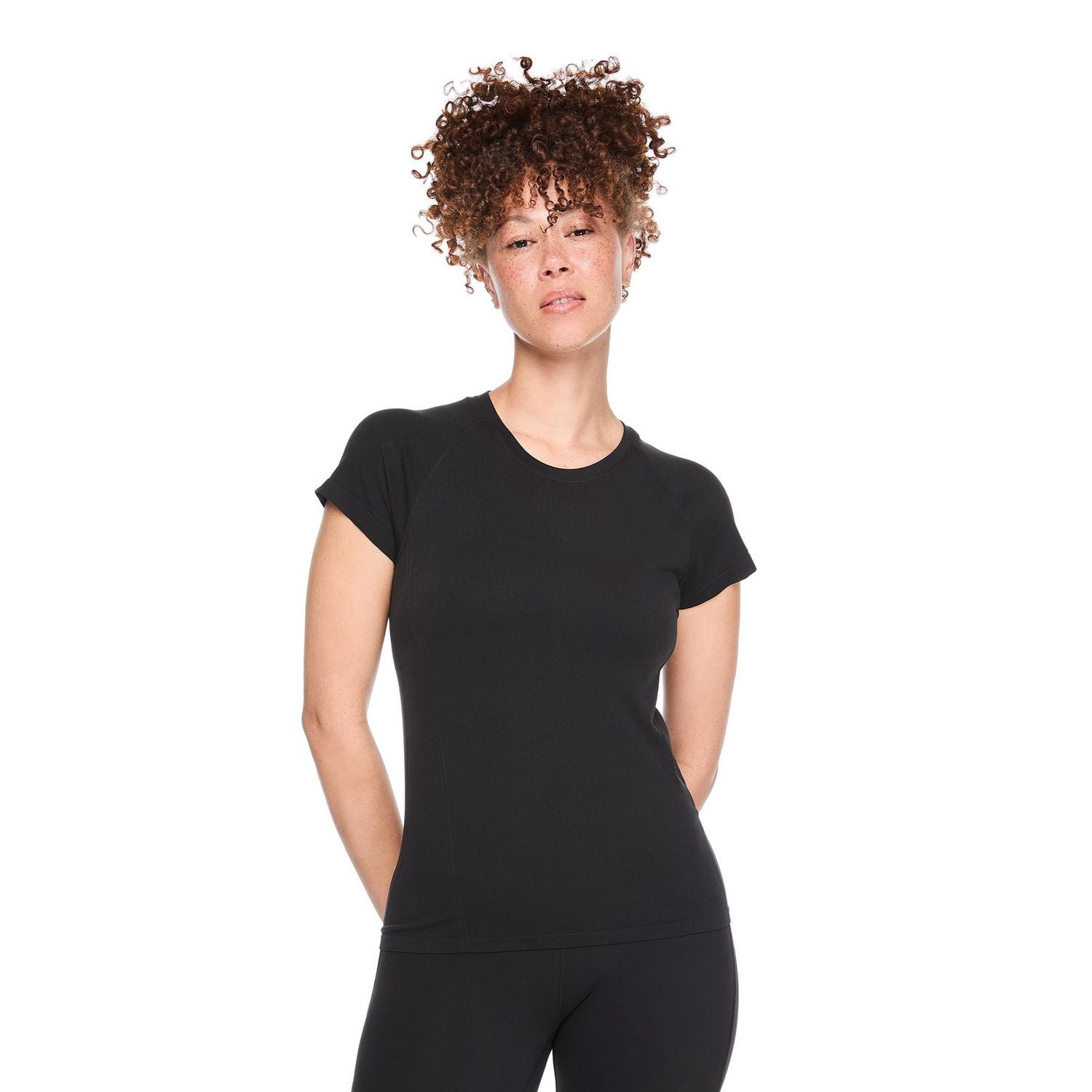Athletic Works Women's Short-Sleeve Seamless T-Shirt