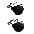 thumbnail image 1 of MasteelfCA 2pcs Cyclops Eye Patch High-Elastic Sponge Eye Patch Cover for Man Male Adult (Black), 1 of 8