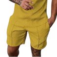 thumbnail image 2 of TopLLC Mens Shorts, Men pants Men's Cotton Elastic Drawstring Color Sports Pocket Shorts, 2 of 6