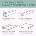 thumbnail image 4 of FDW Full 10 Inch Medium-Firm Memory Foam Mattress, CertiPUR-US Certified, White, 4 of 7