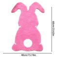 thumbnail image 3 of EGNMCR Bathroom Rugs, Rugs for Living Room, Area Rug, Bath Mat Easter Bunny Shaped Floor Mat For Bedroom Porch Hallway Dorm Easter Home Decoration Easter Gift Polyester fiber floor m at, 3 of 9