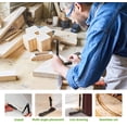 thumbnail image 3 of Yeacher Multifunction Woodworking Scriber Construction Pencil Deep Hole Scribing Tool Adjustable Alloy Steel Support Parallel Arc Line Maker Compasses Measuring Tool, 3 of 8