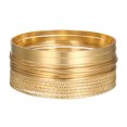 thumbnail image 1 of LYMAYTER European Retro Bracelet Set Vintage Irregular Bracelet Set - Gold, Exaggerated, 1 of 7