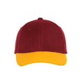 thumbnail image 2 of Casquette de Baseball Bicolore Ajustable, Rouge Jaune, 2 of 2