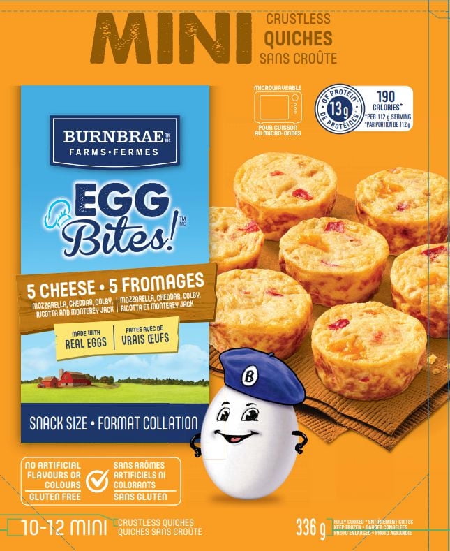 EGG Bites! 5 Fromages 5 Fromages Mini-quiches