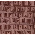 thumbnail image 4 of oneOone Organic Cotton Poplin Twill Fabric Greek Key Geometric Decor Fabric Printed BTY 42 Inches, 4 of 4