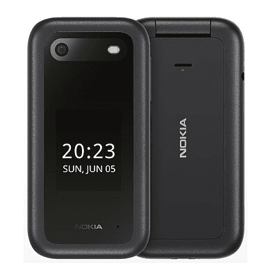 NOKIA 2660 FLIP DS 4G Black OEM Works with Rogers, Fido, Chatr