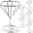 thumbnail image 1 of 6 Pcs Porte-Cartes de Mariage Mignon Porte-Numéro de Table Petite Taille Porte-Cartes de Table, 1 of 6