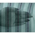 thumbnail image 4 of oneOone Viscose Chiffon Fabric Stripe & Diamond Block Printed Craft Fabric BTY 42 Inch Wide, 4 of 4