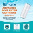 thumbnail image 2 of Hurricane HF9410-01 Cartouche de Filtre Avancée pour Piscine et Spa, Blanc, 2 of 7