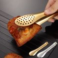thumbnail image 1 of Sentmoon Cooking Tongs Kitchen Tongs Stainless Steel Compact Food Clip Household Multi-function Bread Clip Korean Barbecue Clip Clip for Restaurant, Chef, Bartender, 1 of 3