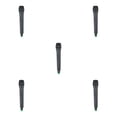 thumbnail image 3 of tredstone Children Artificial Microphone Stage Performance Interview Party Simulation Fake Plastic Mic Prop Toy Birthday Gift Big Tube Black 5Set, 3 of 6