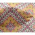 thumbnail image 4 of oneOone Viscose Chiffon Fabric Diamond|Triangle & Check Geometric Print Fabric By Yard 42 Inches Wide, 4 of 4