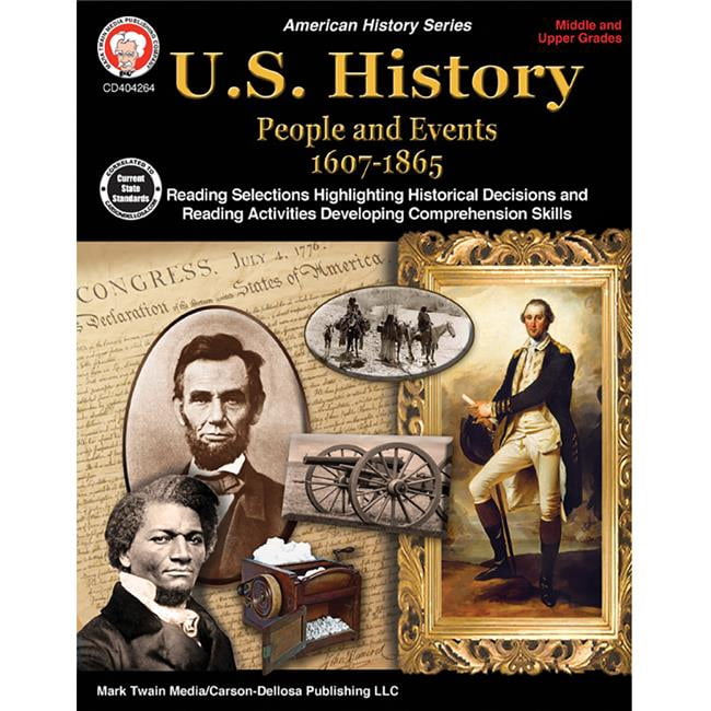 Carson Dellosa CD-404264 U.s. History Resource Book&44; Grades 6-Lycée