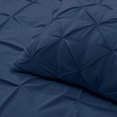 thumbnail image 4 of Nestl Couette Plissée Pincée, Ensemble Couette Simple/Simple TG, Bleu Marine, 4 of 6