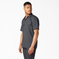 thumbnail image 3 of Dickies Mens Short-Sleeve Work Shirt, 5X, Charcoal, 3 of 8