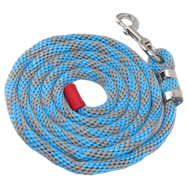 Corde pour Bétail, Corde pour Cheval Durable Résistante au Traction Toucher Doux pour Animal Bleu Gris