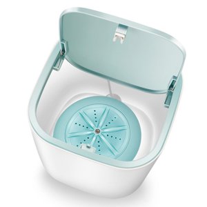 Lave-linge Barrel Lave linge Sous-vêtements Chaussettes Lave-vaisselle Portable Laveur rotatif Pratique pour Dortoir Maison