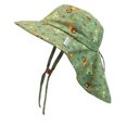 thumbnail image 1 of FlapJackKids - Sun Hat with Neck Cape - Lion Giraffe - M (2-4Y), 1 of 2