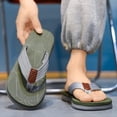 thumbnail image 2 of SBYOJLPB Men's Versatile Wear Slippers Plus-Size Shoes Spring Summer Style Trendy Comfortable Thick-Soled Rubber Flops Beach Sandals, 2 of 5