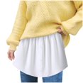 thumbnail image 1 of Kcodviy Demi-Rallonge Transparente Jupe Longue en Denim pour Femmes Jupe Superposée à Rayures Taille Jupe Caniche pour Impression à Étages Jupe Grande Taille Jupes de Table pour Tables Rectangulaires Jupe 6 Pieds, 1 of 9
