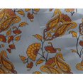 thumbnail image 4 of oneOone Georgette Viscose Fabric Leaves|Floral & Paisley Block Printed Craft Fabric BTY 42 Inch Wide, 4 of 4