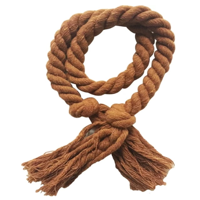 Home Textile Curtain Clearance 2Pcs Curtain Tiebacks Rope Outdoor Curtain Tiebacks Natural Cotton Curtain Ties Village Rural Rustic Curtain Holdbacks Farmhouse Boho Curtain Tie Backs Holders For Drape