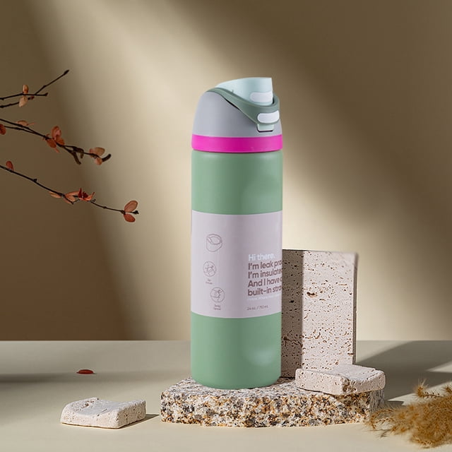 Owala Bouteille d'Eau en Acier Inoxydable 24 oz - Neo Sage