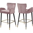 thumbnail image 1 of Tabouret de comptoir en velours Luxe, 1 of 32