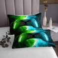 thumbnail image 2 of Ensemble de Courtepointe Gamer Simple pour Garçons Turquoise Vert Ensemble de Literie Manette de Jeu, Ensemble de Lit Console de Jeu Vidéo pour Enfants Couvre-Lit Moderne Éclair Décoration de Chambre avec 1 Taie d'Oreiller, 2 of 4