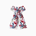 thumbnail image 2 of PatPat Family Matching Sets Floral Beach Shirt or Off Shoulder Romper with Longline Skirt, 2 of 6