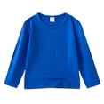 thumbnail image 4 of Gubotare Hauts à Manches Longues pour Garçons T-Shirts pour Garçons - Col Roulé Manches Longues Décontracté Côtelé Hauts d'Automne Hiver pour Enfants 3 Pcs Taille 5T 6T (Rouge, 5-6 Ans), 4 of 9